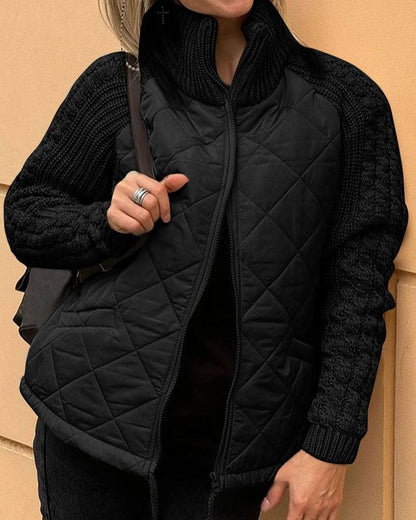 Victoria | Chaqueta elegante de punto y fusión