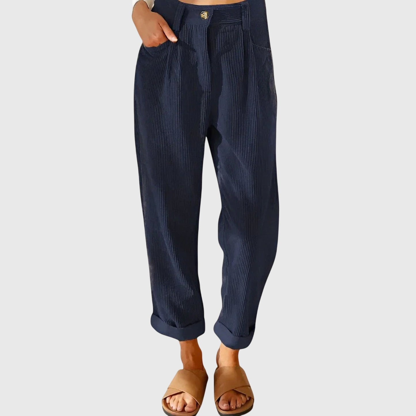 Jana - Pantalones Modernos de Cuerda