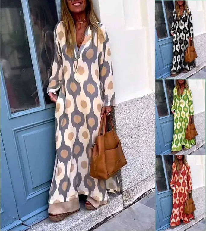 Mirella | Maxikjole med print