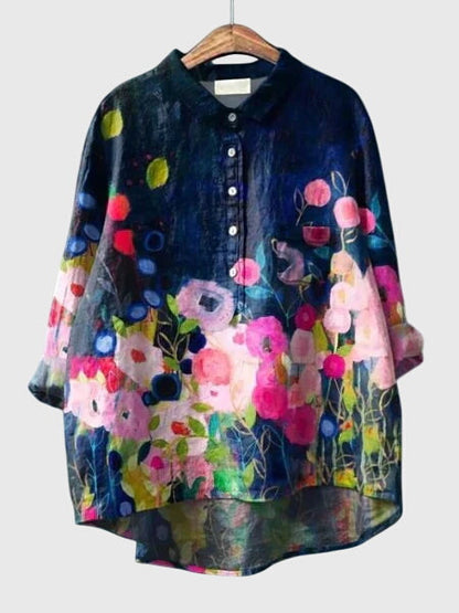 Valeria™ - Bluse med blomsterprint