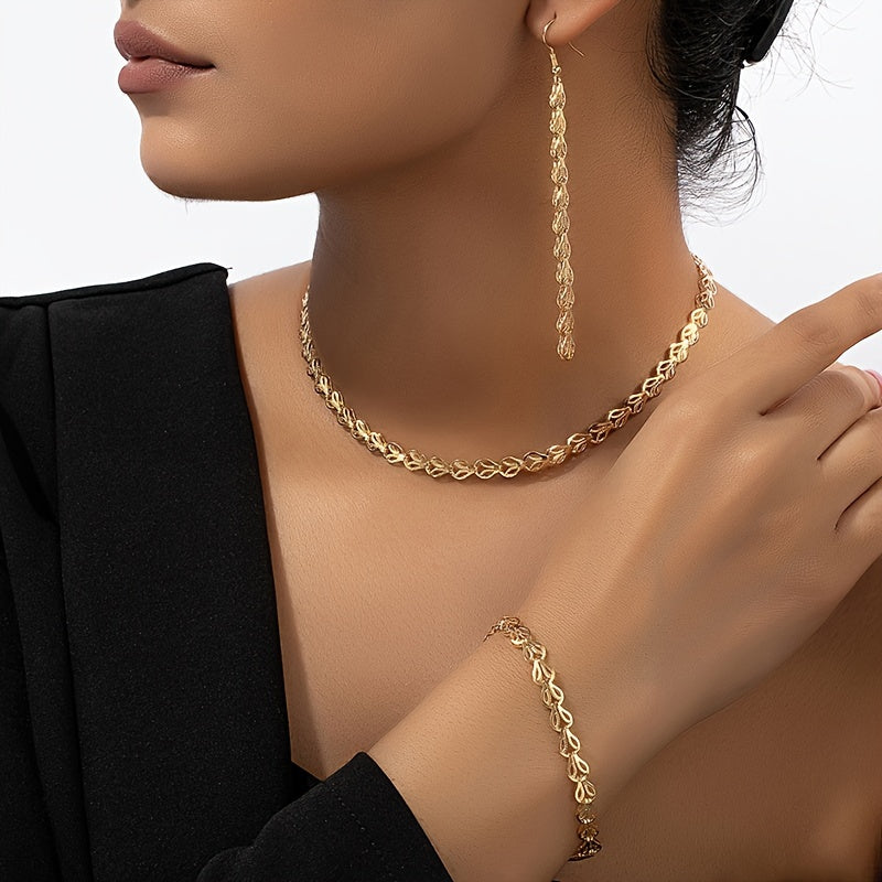 Conjunto de Joias Elegante com 3 Peças