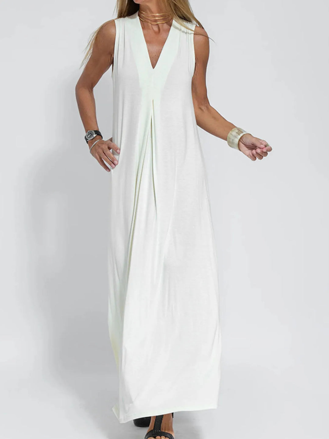 Ariella | Maxikleid mit V-Ausschnitt