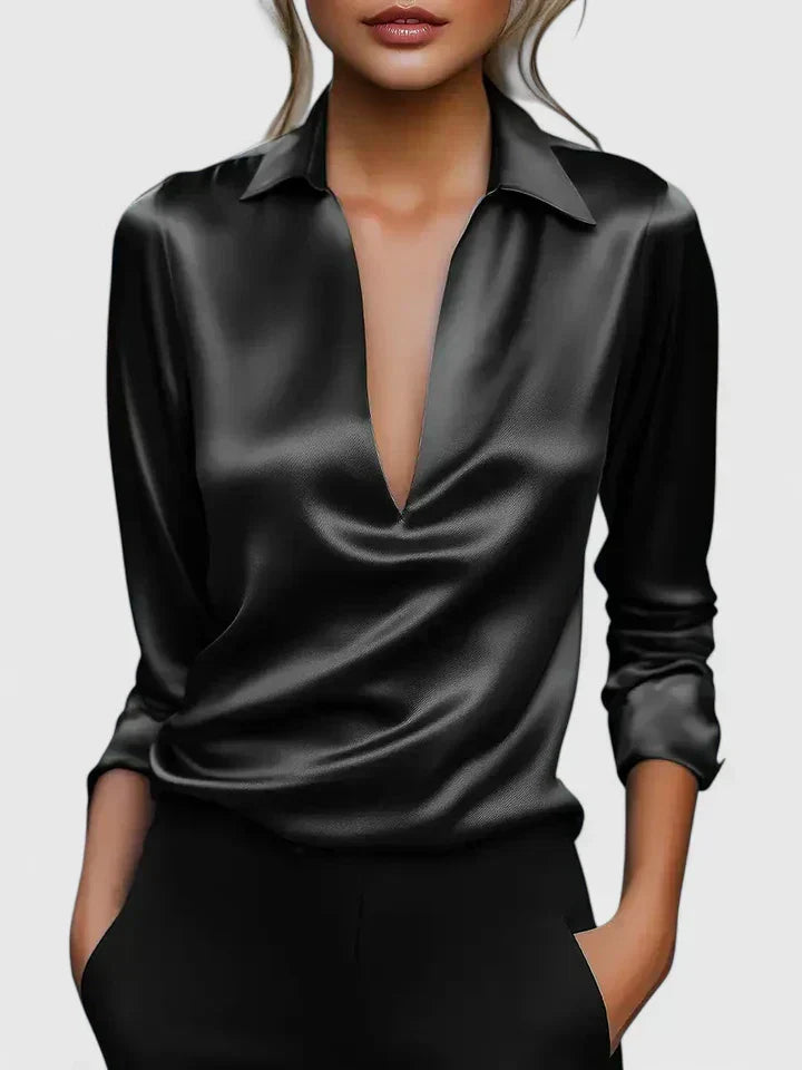 Calvina | Blusa Sofisticada