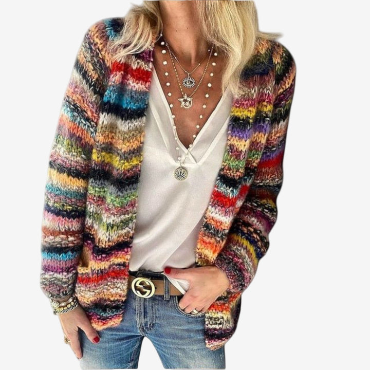 Birgitte™ Mehrfarbiger Cardigan