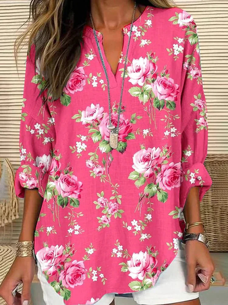Lianne | Yndefuld Bluse med Blomsterprint