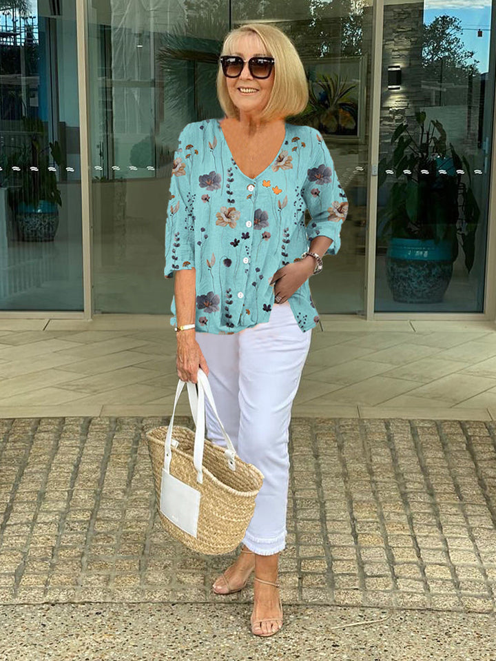 Anita | Blusa Floral Elegante