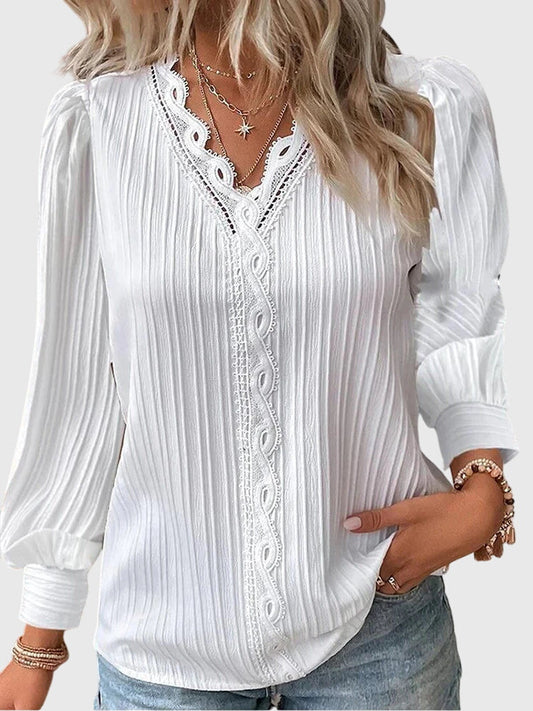 Andrea™ | Elegant pulloverbluse