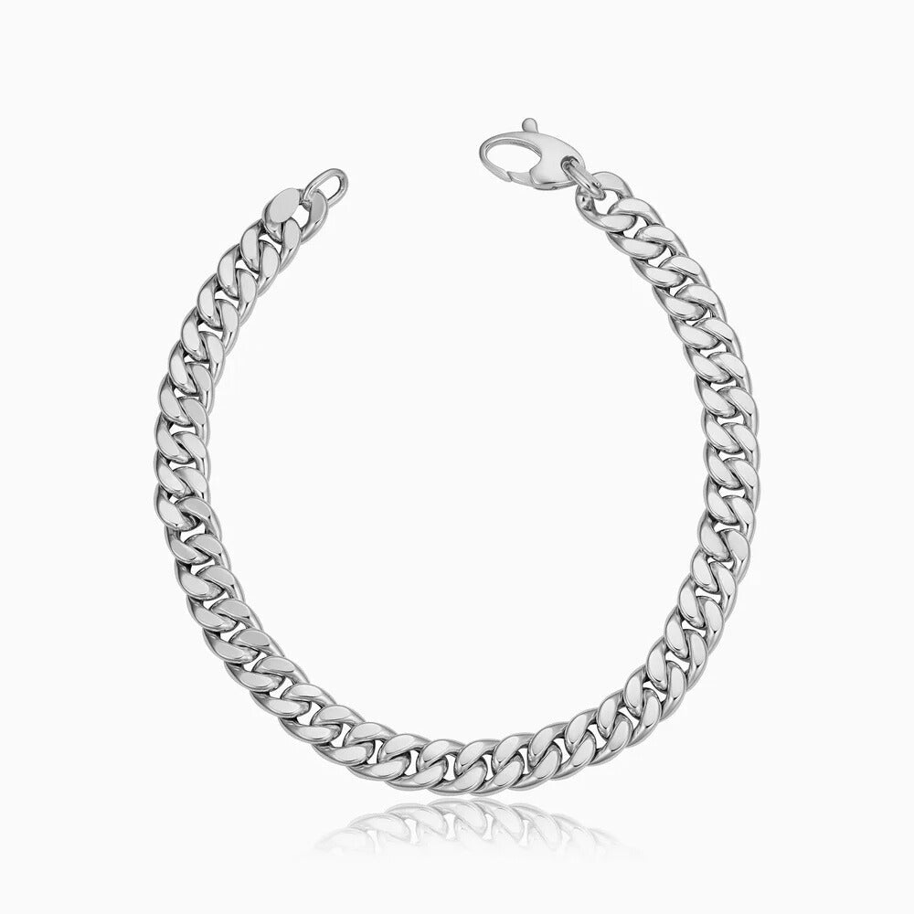 Gebrauchtes kubanisches Armband | Weißgold