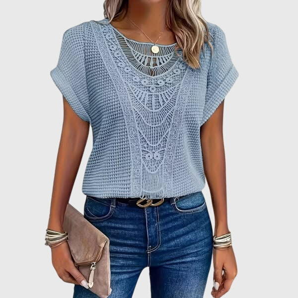 Pearl™ | Blusa elegante estilo Ibiza