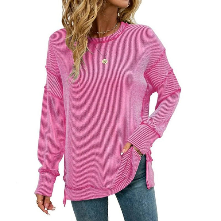HAIZEY™ - Sudadera holgada acanalada y cómoda