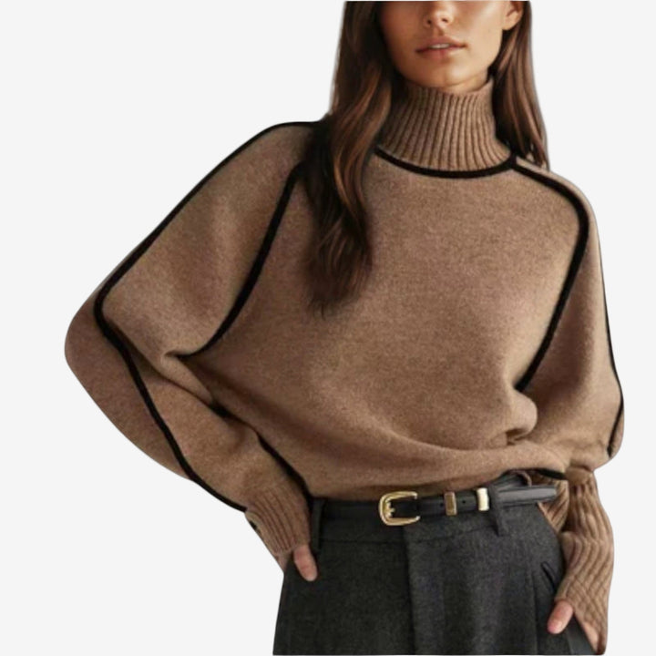 Emilie™ rullekravesweater
