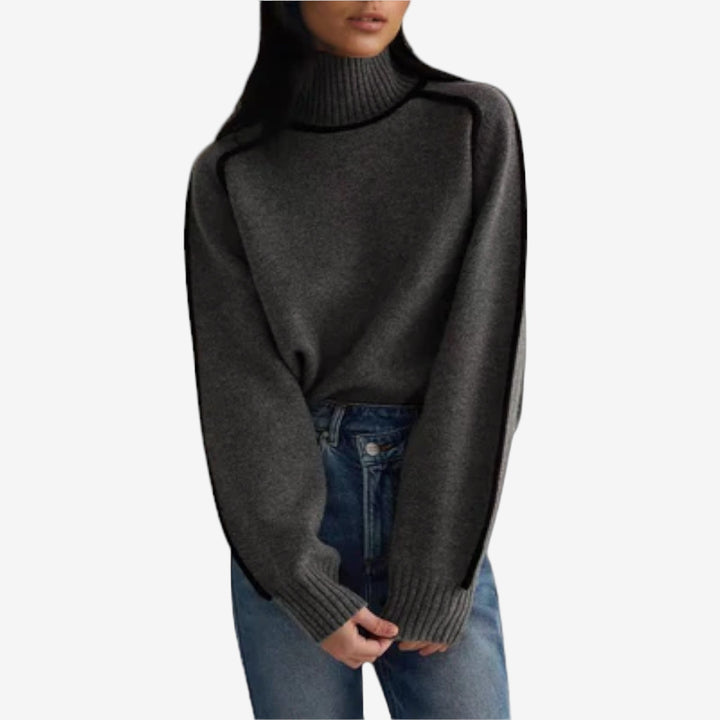 Emilie™ rullekravesweater