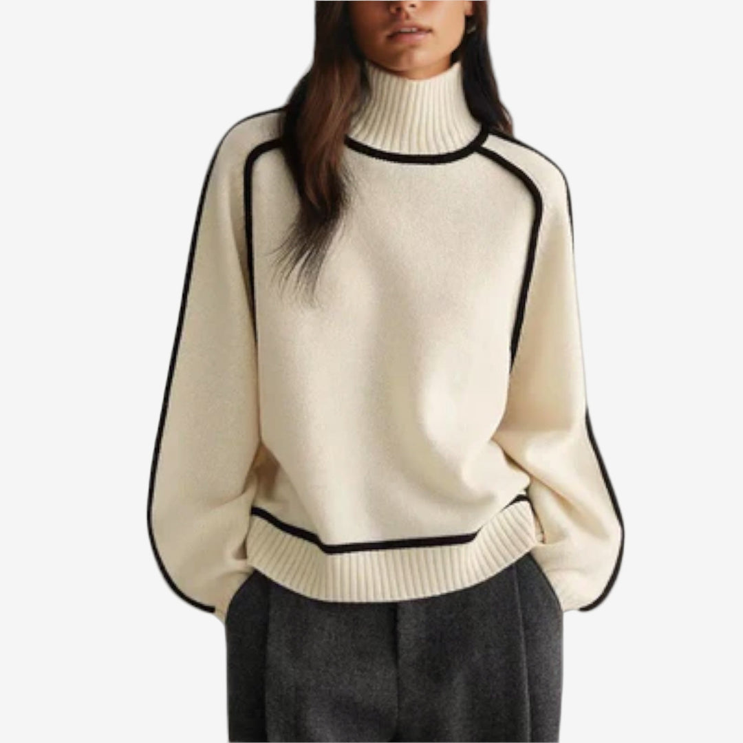 Emilie™ rullekravesweater