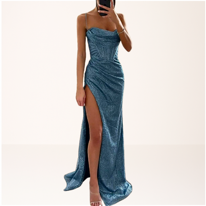 HARRYTE | VESTIDO MAXI DE NOCHE CON LENTEJUELAS