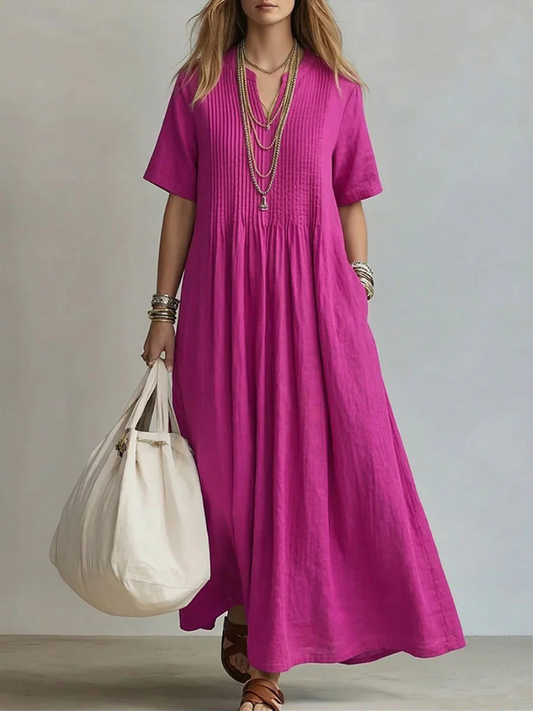 Betsaida | Vestido Longo Maxi com Decote V