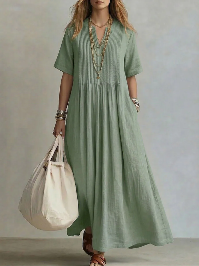 Betsaida | Maxikleid mit V-Ausschnitt