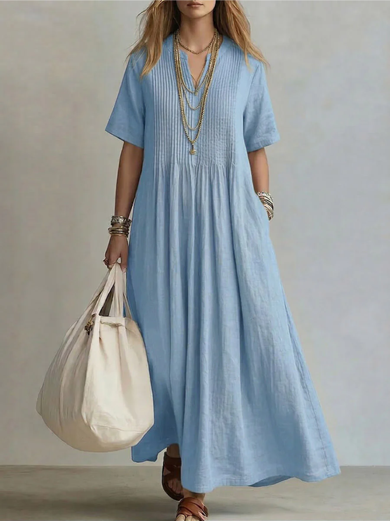 Betsaida | Maxikleid mit V-Ausschnitt