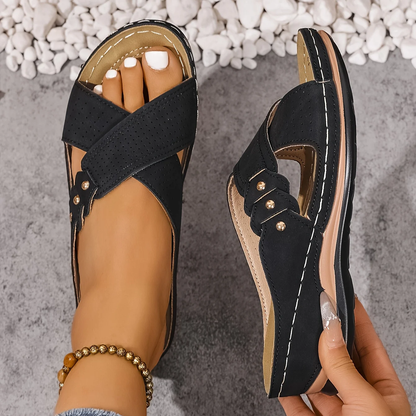 Neve | Orthopädische Keilsandalen