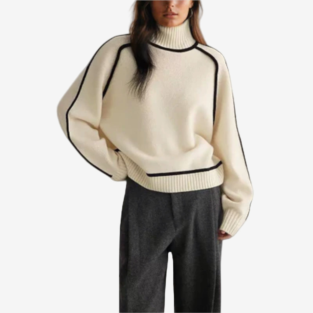Emilie™ rullekravesweater