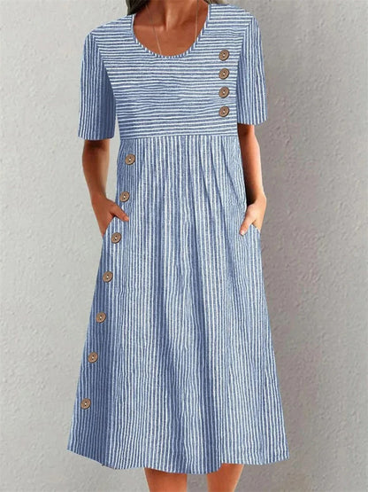 Sofia ™ | Gestreiftes Sommerkleid