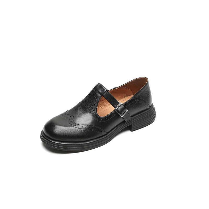 Mattea | Elegante Mary Janes i læder