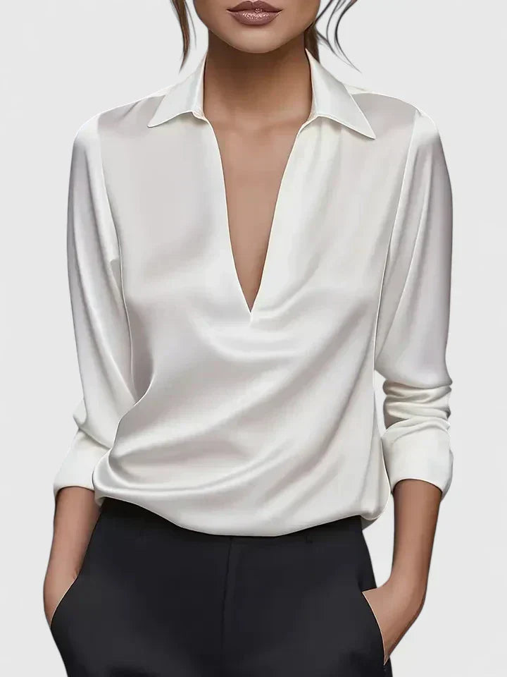 Calvina | Sofistikeret Bluse
