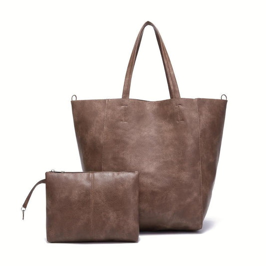 Renees Retro Blødhed | Stor Kapacitet Shoppertaske
