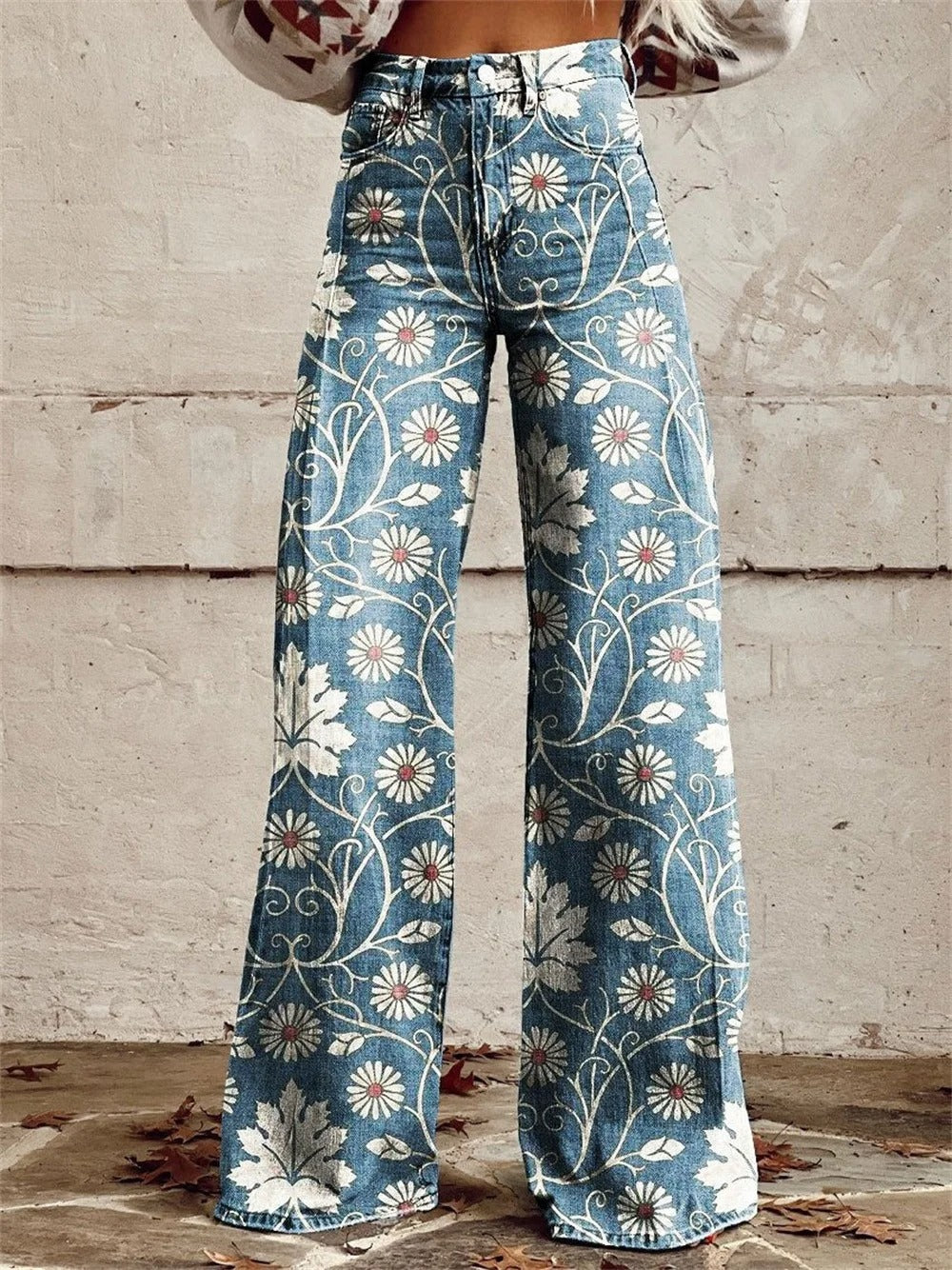 Savannah | Calça pantalona de cintura alta