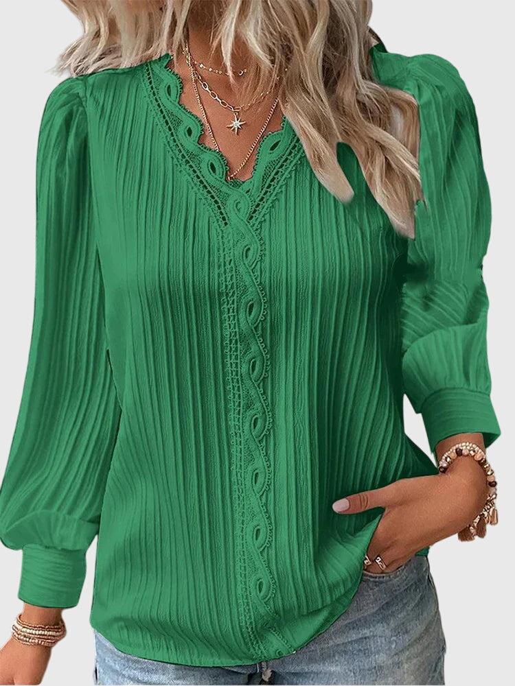 Andrea™ | Elegant pulloverbluse