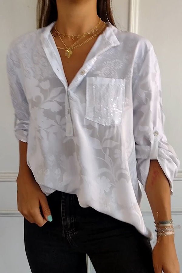 Pauline | Elegantes Pailletten-Top