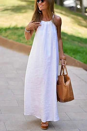 Marina | Halter Maxi-kjole
