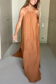 Marina | Halter Maxi-kjole