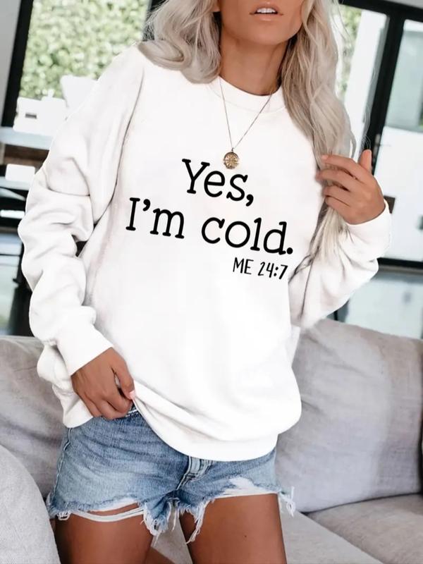 KAYLEE™ - Moletom Casual com Estampa de Slogan