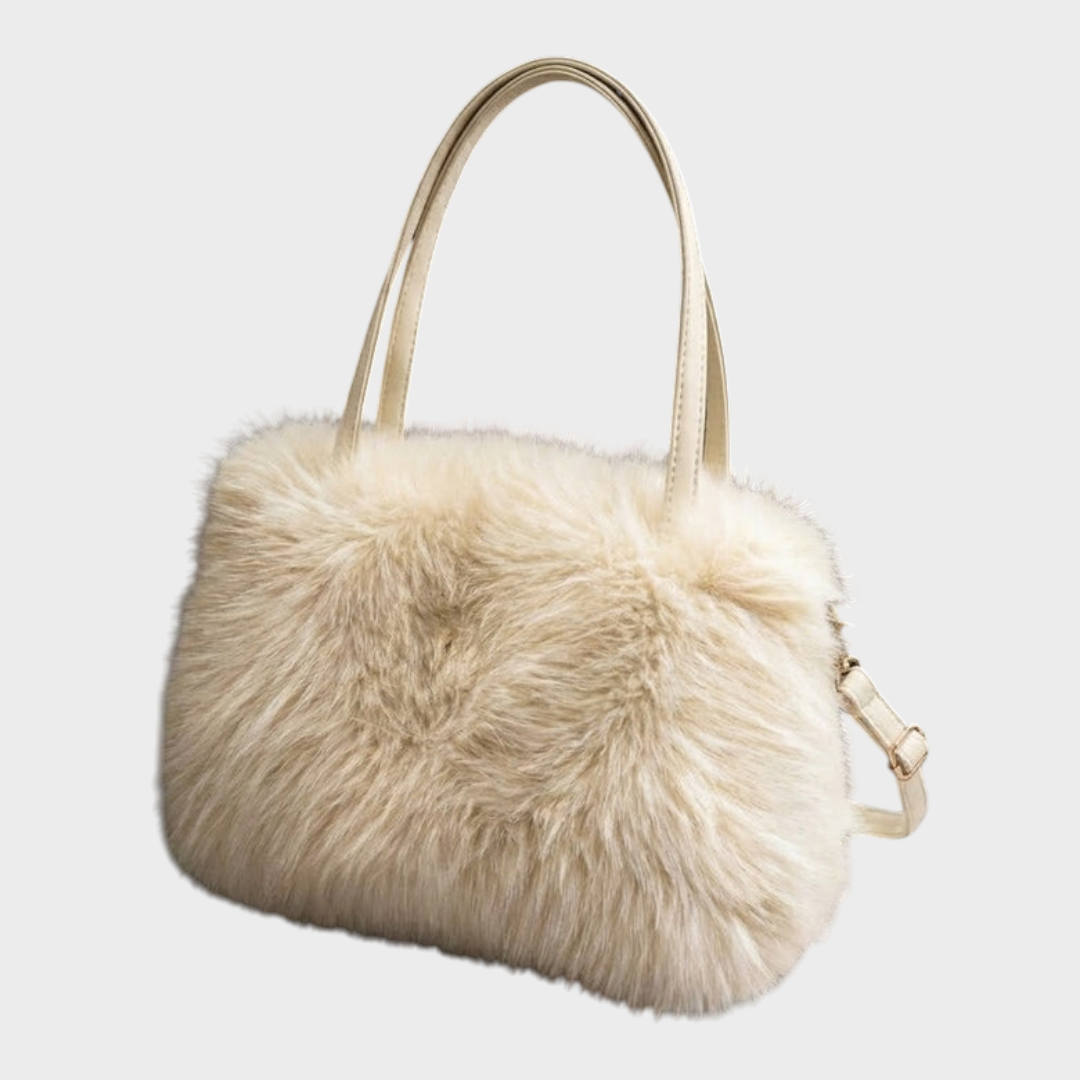 Cecelia | Handtasche „Sibirische Aurora“ aus Pelz