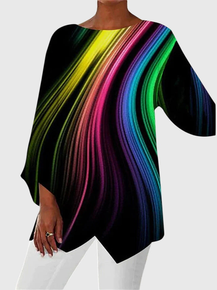 Alayah™ | Blusa Elegante com Gola Redonda
