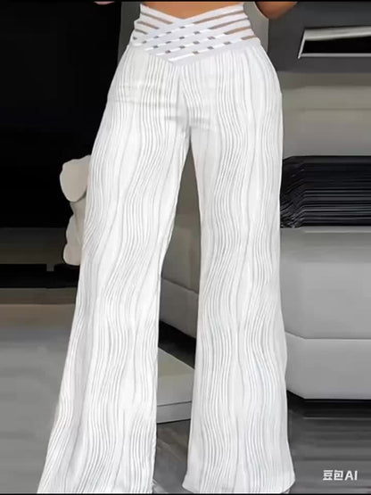 Lily | Bequeme Hosen mit weitem Bein