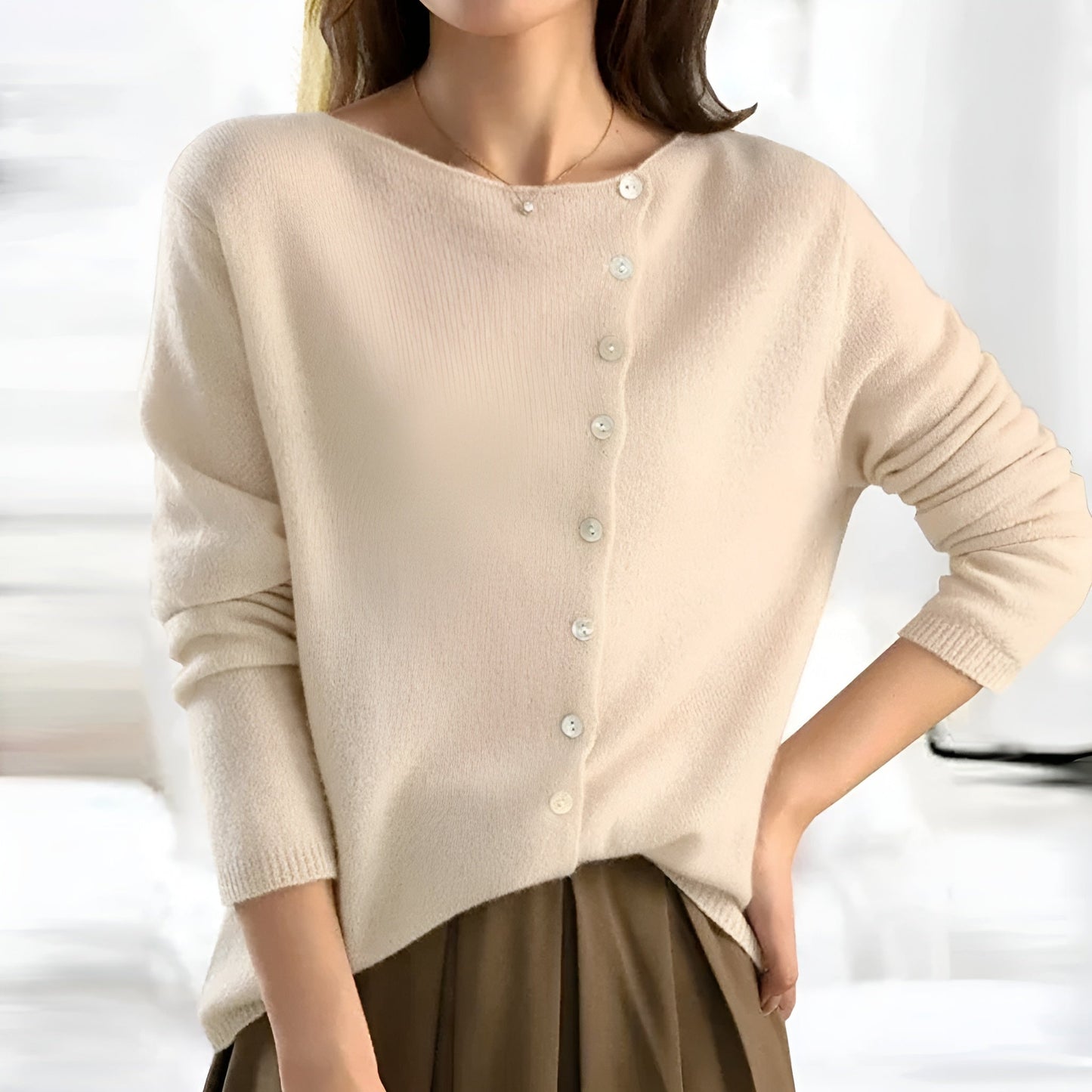 Sara | Luksuriøs kashmircardigan