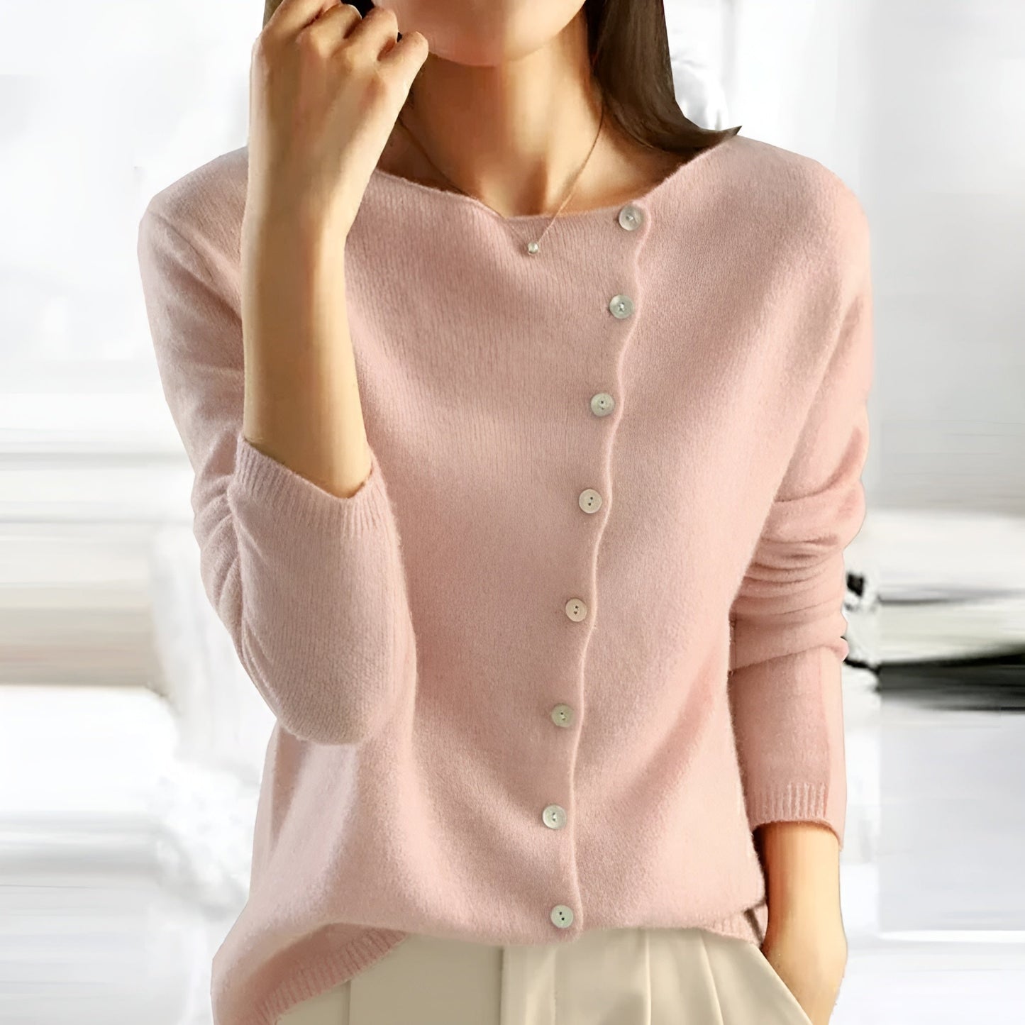 Sara | Luksuriøs kashmircardigan