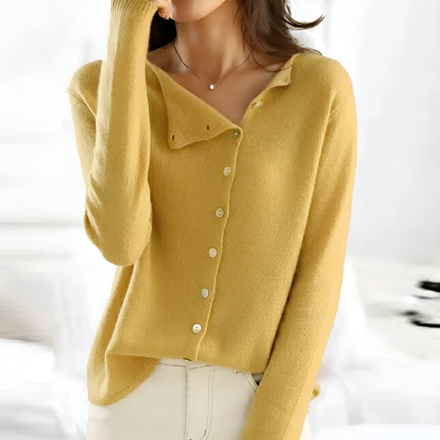 Sara | Luksuriøs kashmircardigan