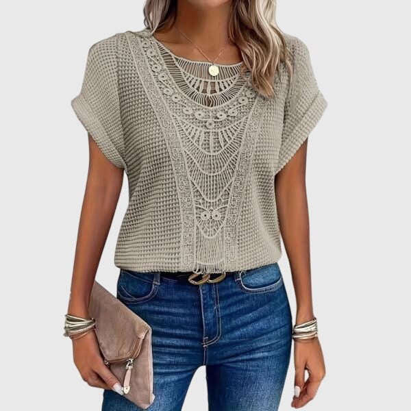 Pearl™ | Blusa elegante estilo Ibiza