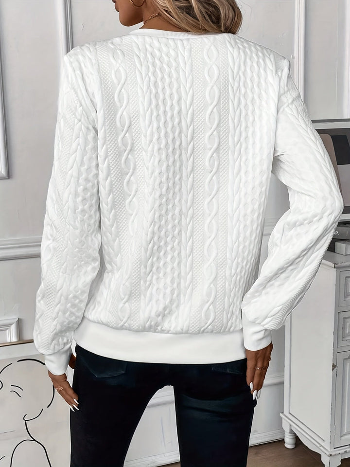 EMMA™ | Suéter Elegante com Zíper de 1/4