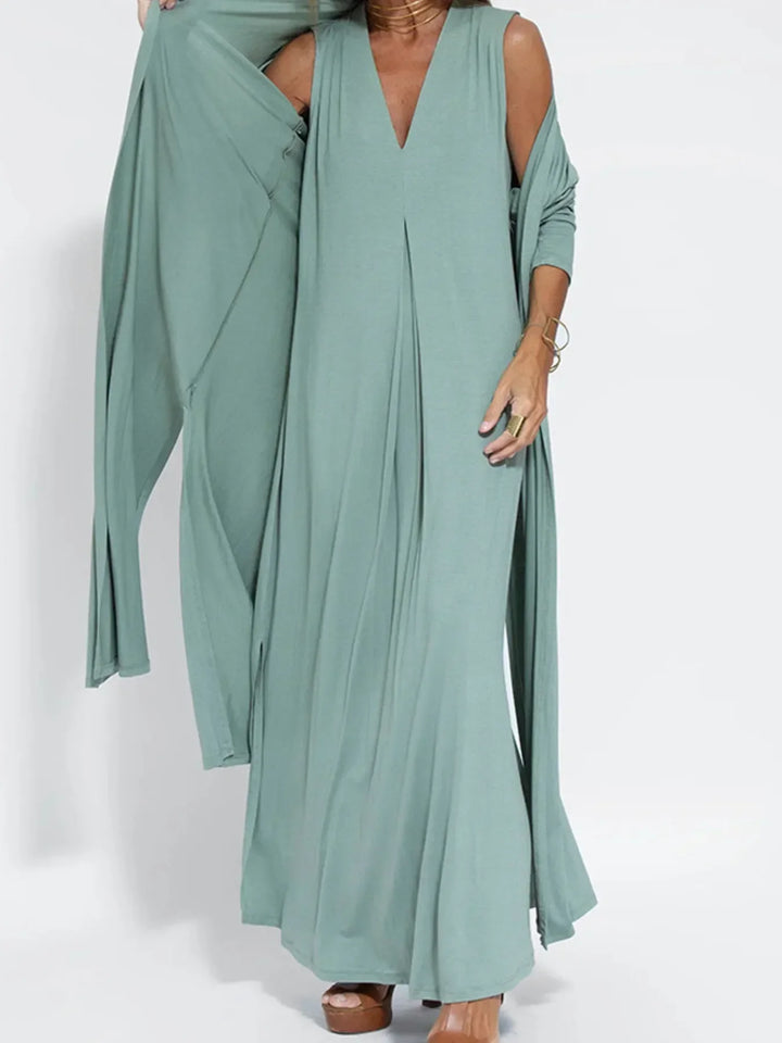 Ariella | Maxikleid mit V-Ausschnitt
