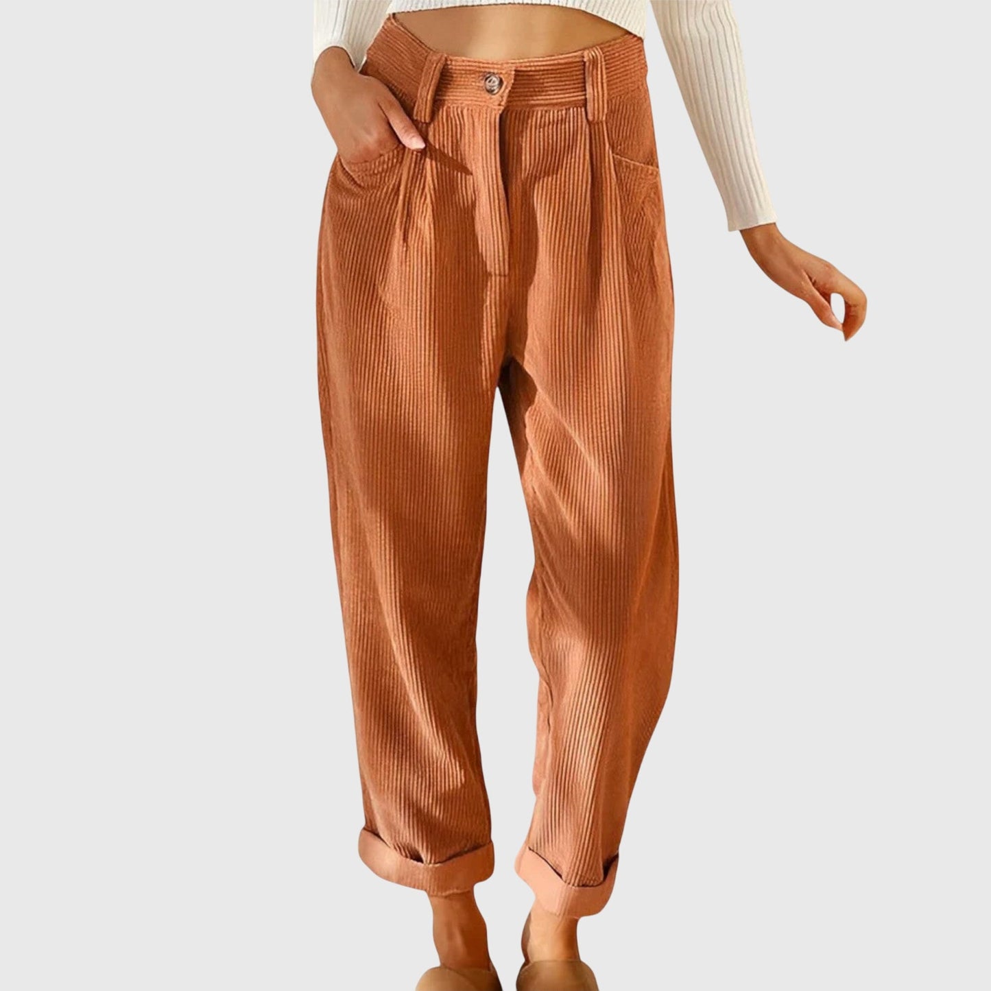 Jana - Pantalones Modernos de Cuerda