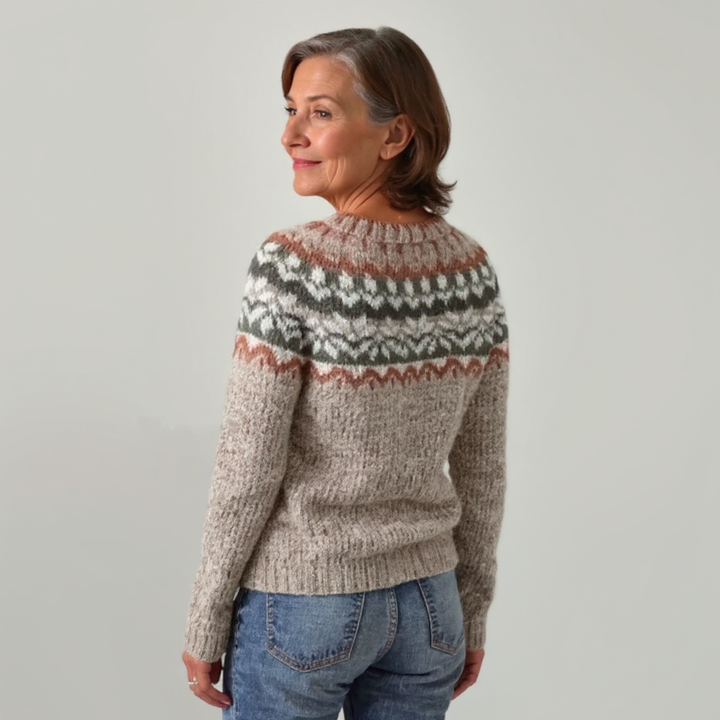 Klassischer isländischer Wollpullover