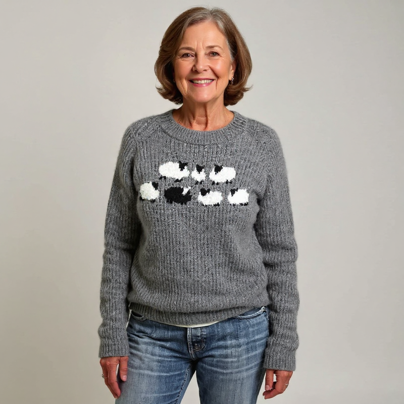 Klassischer isländischer Wollpullover