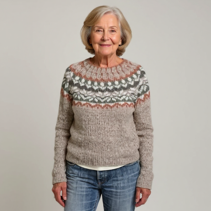 Klassischer isländischer Wollpullover