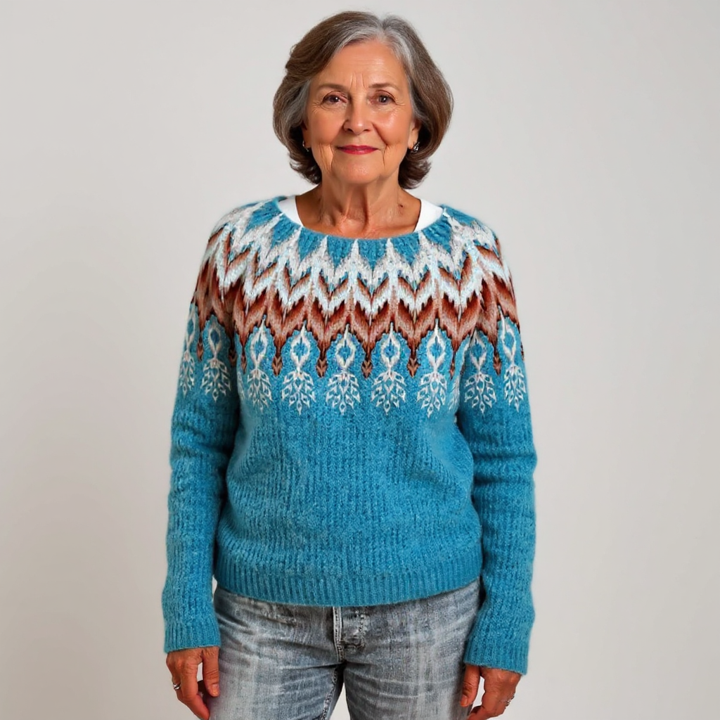 Klassischer isländischer Wollpullover