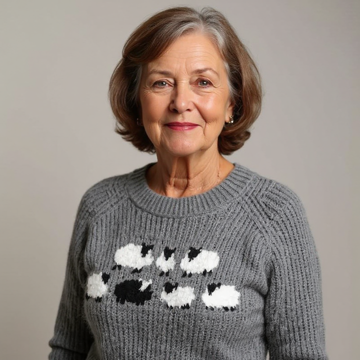 Klassischer isländischer Wollpullover