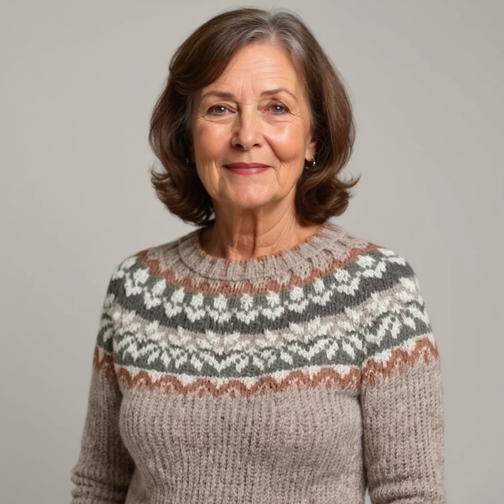 Klassischer isländischer Wollpullover