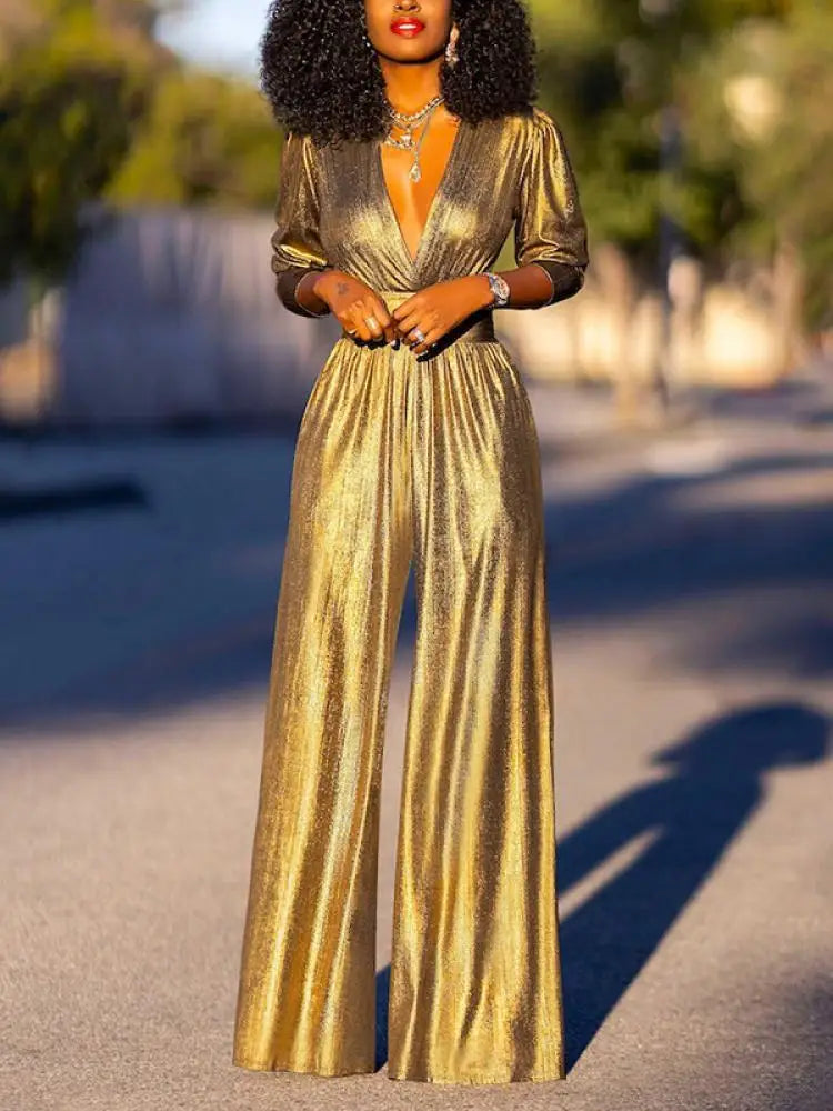 Helena - Shiny Jumpsuit